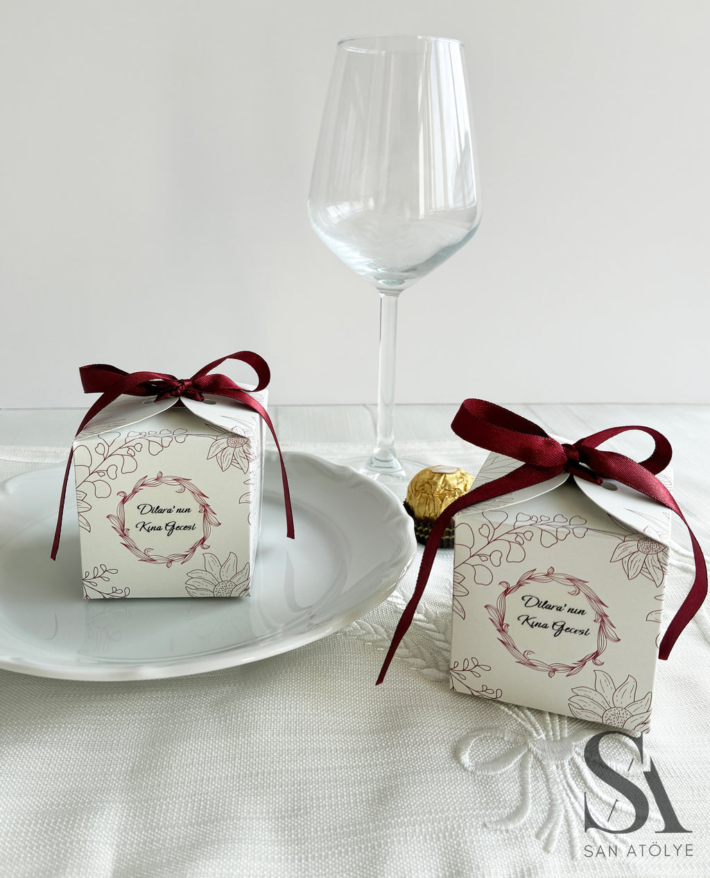 Bloom Hediyelik Kutu - Bordo