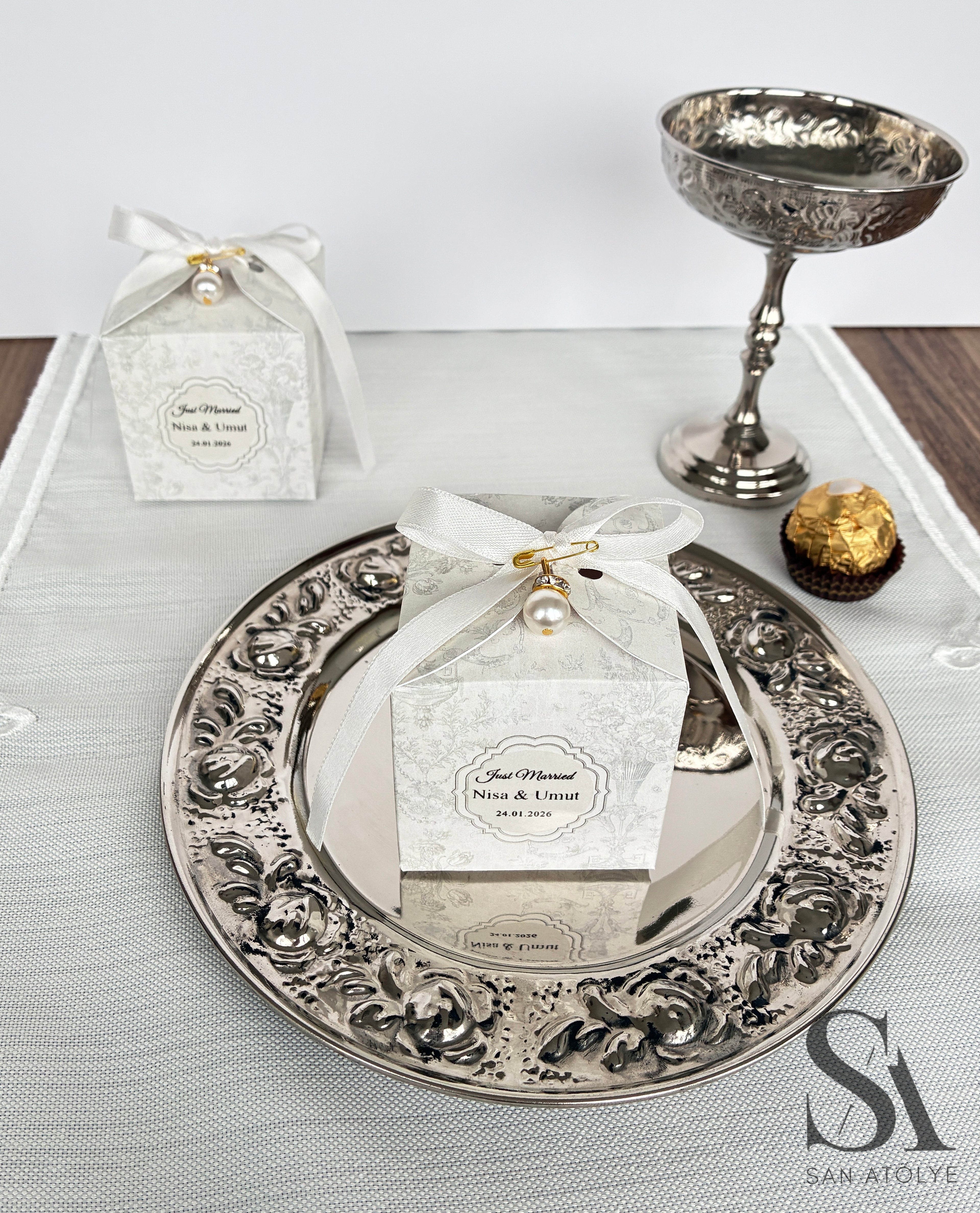 Perla Hediyelik Kutu - Beyaz