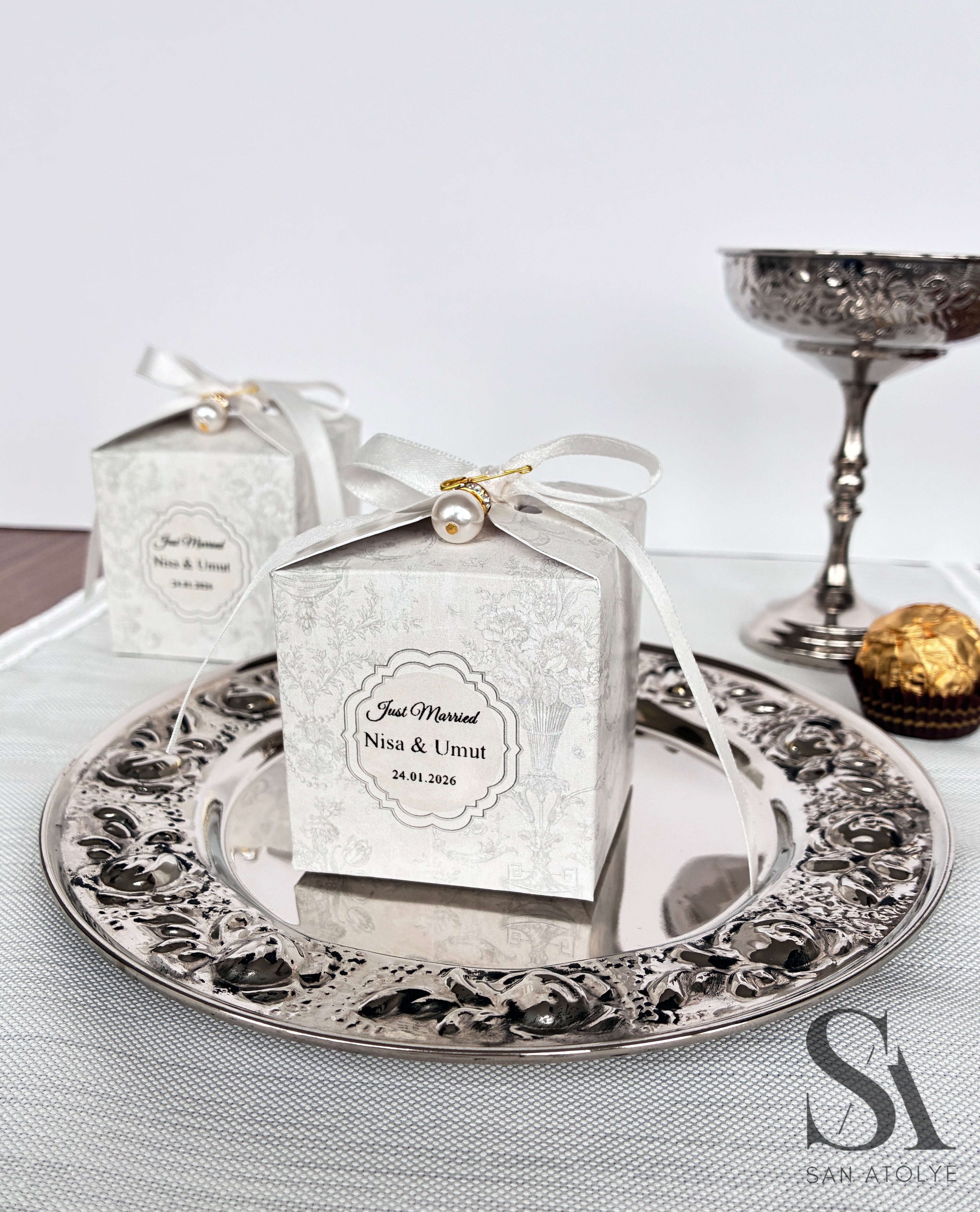 Perla Hediyelik Kutu - Beyaz