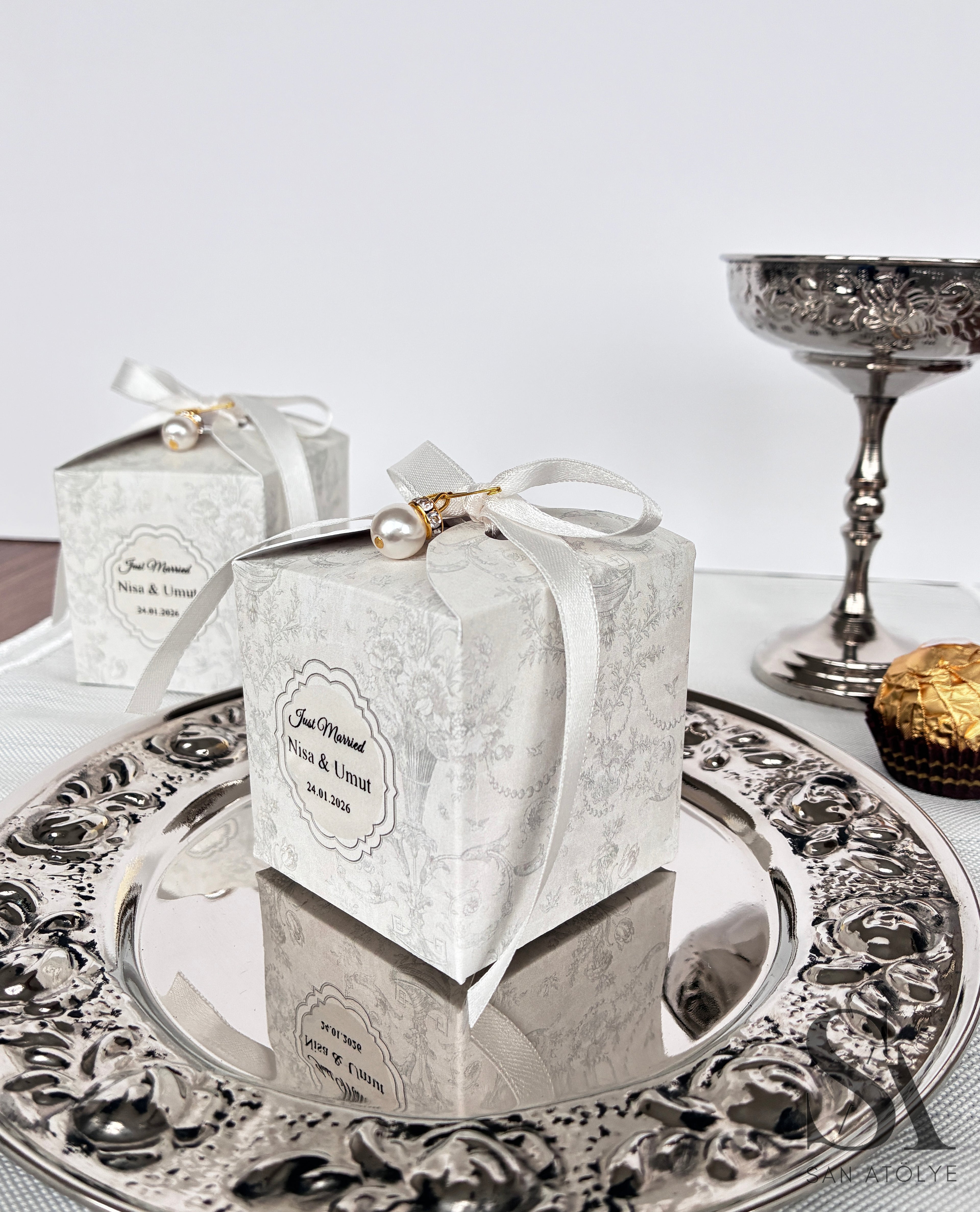 Perla Hediyelik Kutu - Beyaz