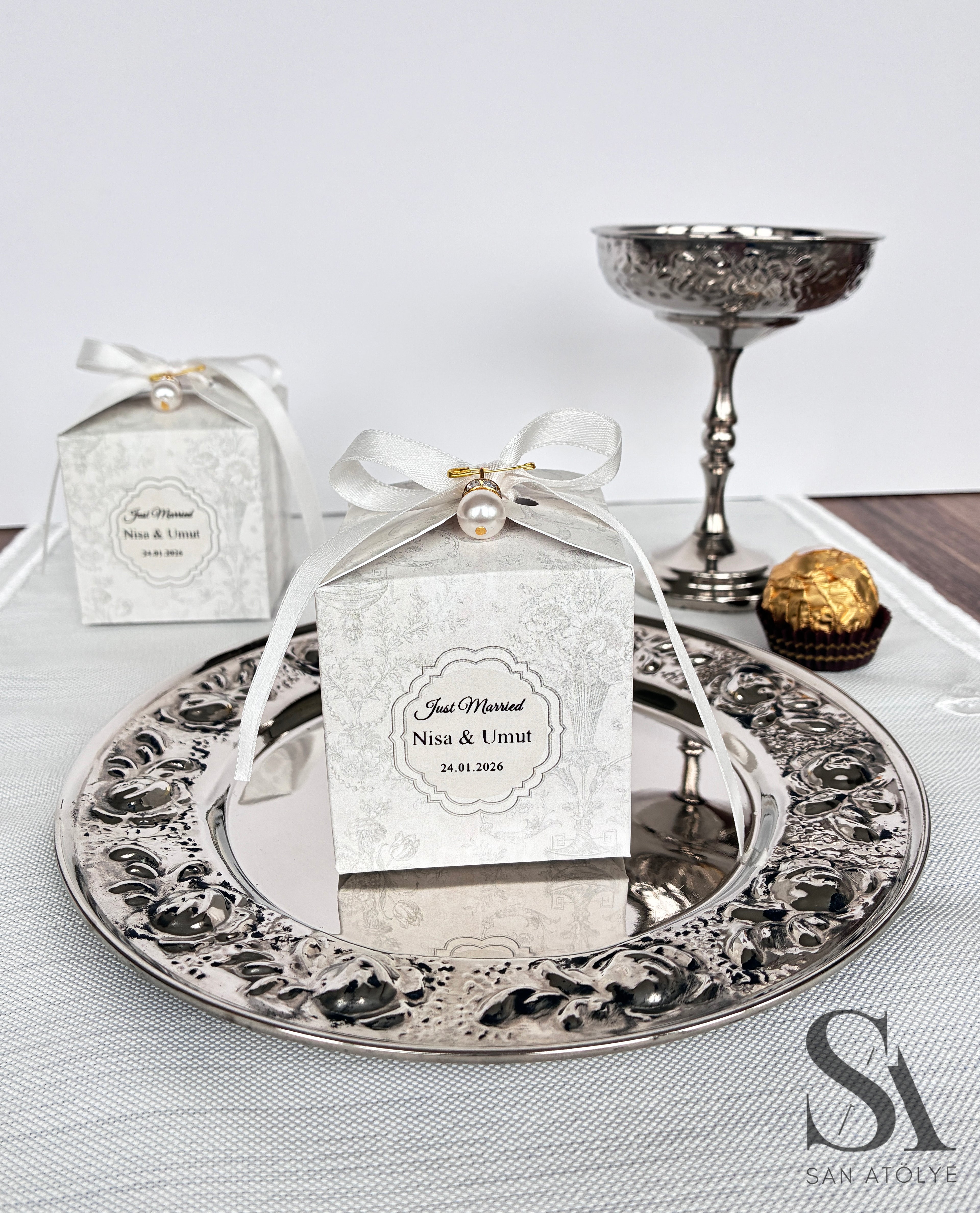 Perla Hediyelik Kutu - Beyaz